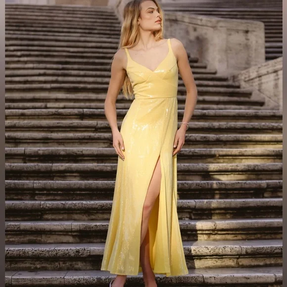 chinese dress ladies Sequined High Neck Sleeveless Column Gown main image 1